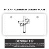 2" X 4" Aluminum License Plate  Thumbnail