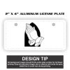 2" X 4" Aluminum License Plate  Thumbnail