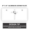 2" X 4" Aluminum License Plate  Thumbnail