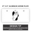 2" X 4" Aluminum License Plate  Thumbnail