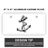 2" X 4" Aluminum License Plate  Thumbnail