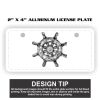 2" X 4" Aluminum License Plate  Thumbnail