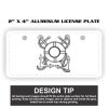 2" X 4" Aluminum License Plate  Thumbnail