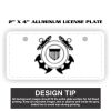 2" X 4" Aluminum License Plate  Thumbnail