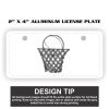 2" X 4" Aluminum License Plate  Thumbnail