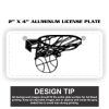 2" X 4" Aluminum License Plate  Thumbnail