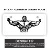 2" X 4" Aluminum License Plate  Thumbnail
