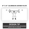 2" X 4" Aluminum License Plate  Thumbnail