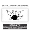 2" X 4" Aluminum License Plate  Thumbnail