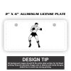 2" X 4" Aluminum License Plate  Thumbnail