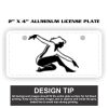 2" X 4" Aluminum License Plate  Thumbnail