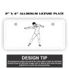 2" X 4" Aluminum License Plate  Thumbnail