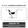 2" X 4" Aluminum License Plate  Thumbnail