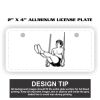 2" X 4" Aluminum License Plate  Thumbnail