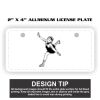 2" X 4" Aluminum License Plate  Thumbnail