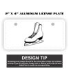 2" X 4" Aluminum License Plate  Thumbnail