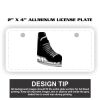 2" X 4" Aluminum License Plate  Thumbnail