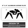 2" X 4" Aluminum License Plate  Thumbnail