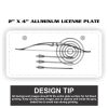 2" X 4" Aluminum License Plate  Thumbnail