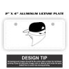2" X 4" Aluminum License Plate  Thumbnail