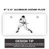 2" X 4" Aluminum License Plate  Thumbnail