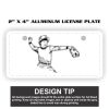 2" X 4" Aluminum License Plate  Thumbnail