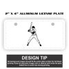2" X 4" Aluminum License Plate  Thumbnail