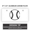 2" X 4" Aluminum License Plate  Thumbnail