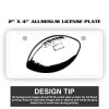 2" X 4" Aluminum License Plate  Thumbnail