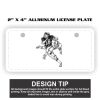 2" X 4" Aluminum License Plate  Thumbnail