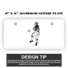 2" X 4" Aluminum License Plate  Thumbnail