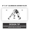 2" X 4" Aluminum License Plate  Thumbnail