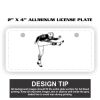 2" X 4" Aluminum License Plate  Thumbnail