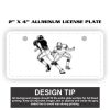 2" X 4" Aluminum License Plate  Thumbnail