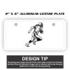 2" X 4" Aluminum License Plate  Thumbnail