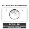 2" X 4" Aluminum License Plate  Thumbnail