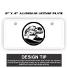 2" X 4" Aluminum License Plate  Thumbnail