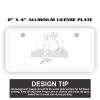 2" X 4" Aluminum License Plate  Thumbnail