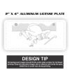 2" X 4" Aluminum License Plate  Thumbnail