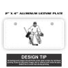 2" X 4" Aluminum License Plate  Thumbnail