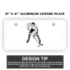 2" X 4" Aluminum License Plate  Thumbnail