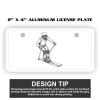 2" X 4" Aluminum License Plate  Thumbnail
