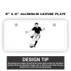 2" X 4" Aluminum License Plate  Thumbnail