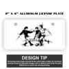 2" X 4" Aluminum License Plate  Thumbnail