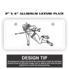2" X 4" Aluminum License Plate  Thumbnail