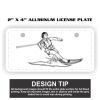2" X 4" Aluminum License Plate  Thumbnail