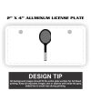 2" X 4" Aluminum License Plate  Thumbnail