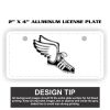 2" X 4" Aluminum License Plate  Thumbnail