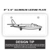 2" X 4" Aluminum License Plate  Thumbnail