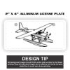 2" X 4" Aluminum License Plate  Thumbnail